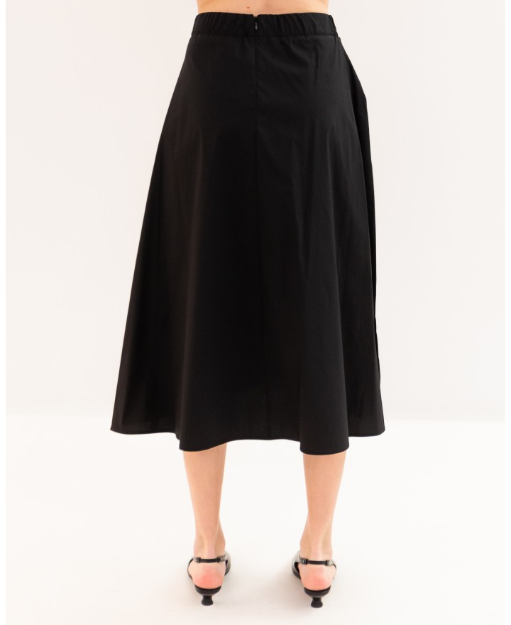 Meimeij - Gonna Midi Nera Donna M6EB07 100 NERO P26