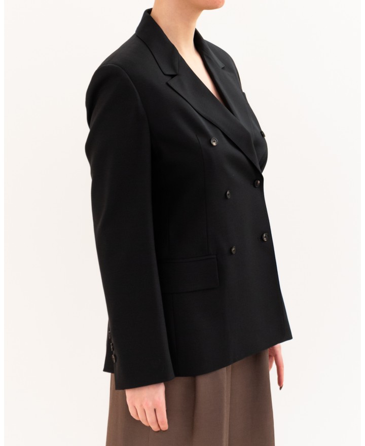 Tela - Giacca Doppiopetto Soho Nera Donna 060132 X001 P26