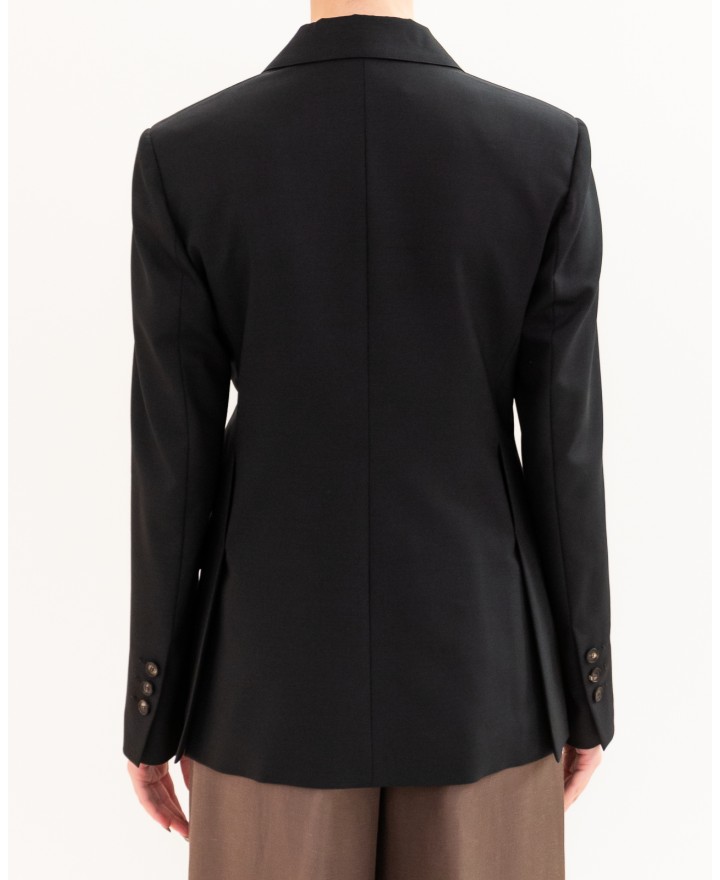 Tela - Giacca Doppiopetto Soho Nera Donna 060132 X001 P26