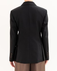 Tela - Giacca Doppiopetto Soho Nera Donna 060132 X001 P26
