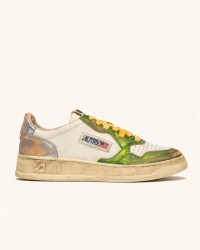 Autry - Scarpa Medalist Supervintage Laminata Verde Donna AVLW MT13 CON