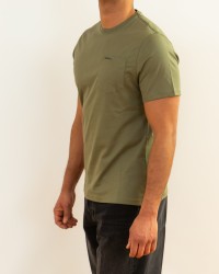 Barbour - T-shirt Girocollo Olive Uomo MTS1114 OL37 P26