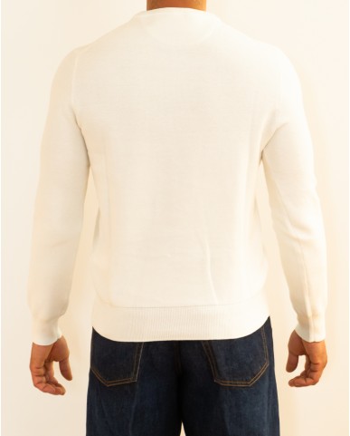 Polo Ralph Lauren - Men's White Honeycomb Knit Sweater 710918163504 P26
