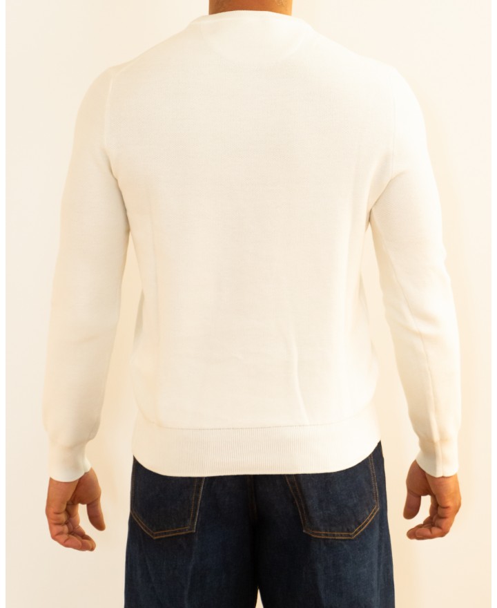 Polo Ralph Lauren - Men's White Honeycomb Knit Sweater 710918163504 P26