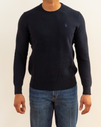 Polo Ralph Lauren - Maglia Nido d'Ape Blu Uomo 710918163001 P26