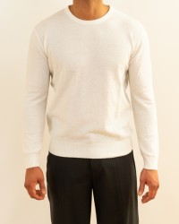 A Trip in a Bag - Men's White Sweater 2KN2606B22 WHITE P26