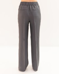 Peserico - Pantalone Lino Grigio Donna P04234 02647 189 P26