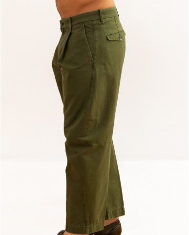 Nine in the Morning - Pantalone Giulio Verde Uomo GIG28 R14 OLIVA P26