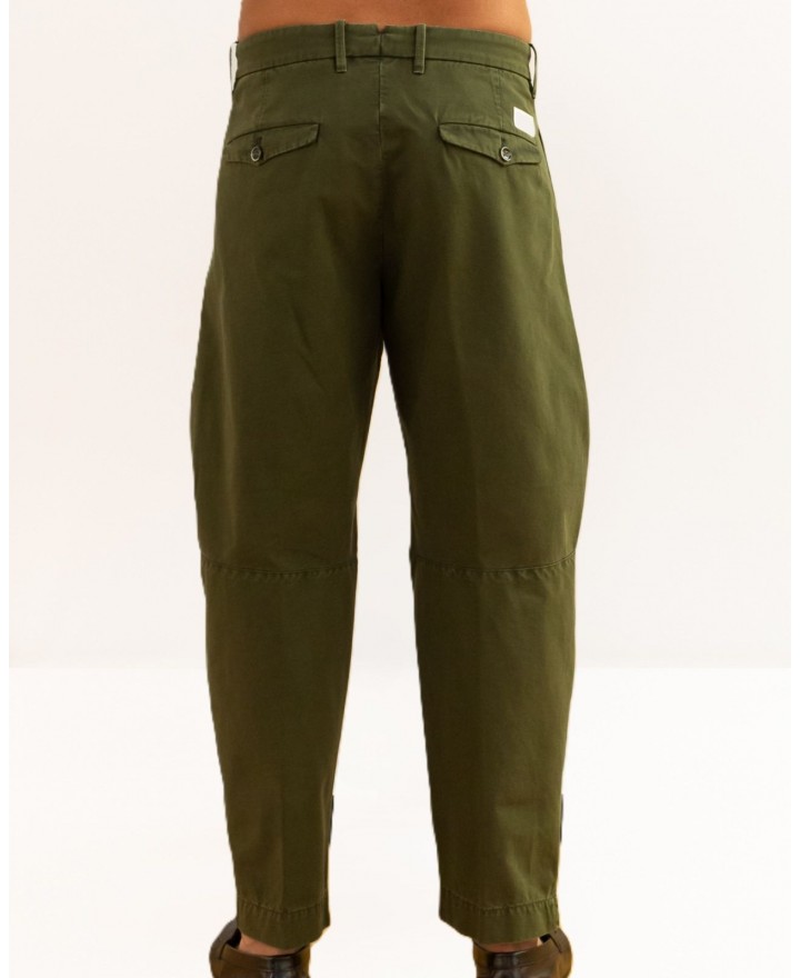 Nine in the Morning - Pantalone Giulio Verde Uomo GIG28 R14 OLIVA P26