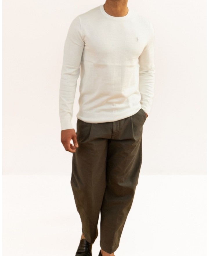 Polo Ralph Lauren - Maglia Girocollo Bianca Uomo 710890558506 P26