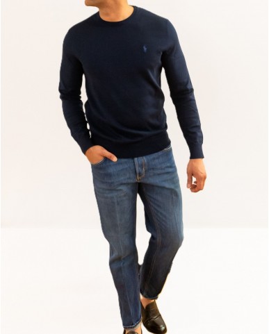 Polo Ralph Lauren - Maglia Maniche Lunghe Blu Uomo 710684957001 P26