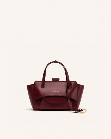 Hidesins - Borsa Flap S Pelle Bordeaux Donna FL13TRWNE CON