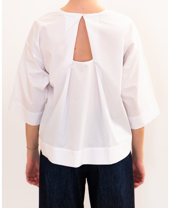 Roberto Collina - Camicia Bianca Donna A51045 01 BIANCO P26