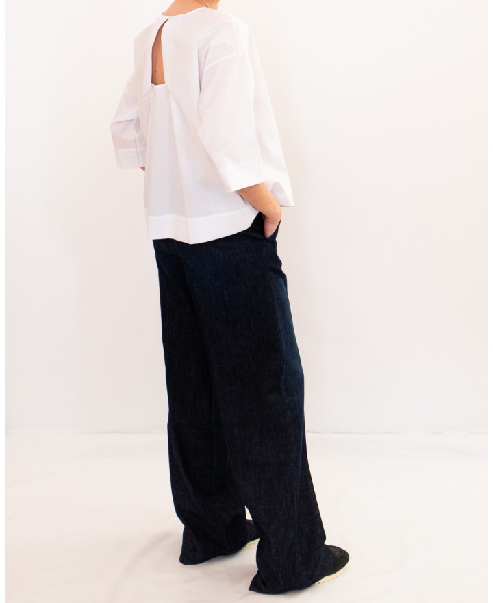 Roberto Collina - Camicia Bianca Donna A51045 01 BIANCO P26