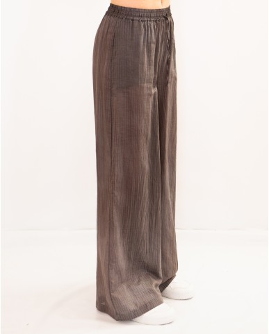 Roberto Collina - Women's Brown Trousers A53063 08 MORO P26