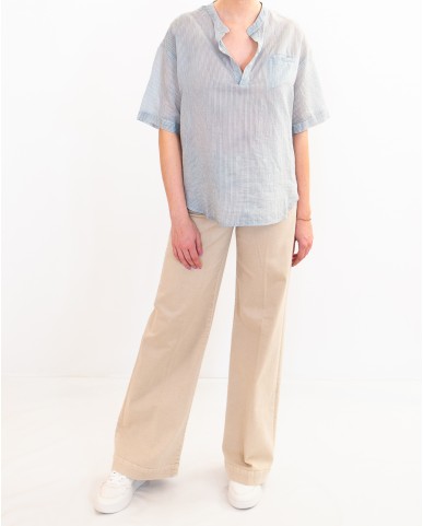 Roberto Collina - Serafino Ice Women's Shirt A53091 88 ICE P26