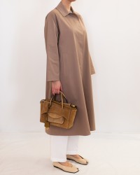 Harris Wharf - Women's Tobacco Scuba Raincoat AA1422PYZ 441 TAN P26