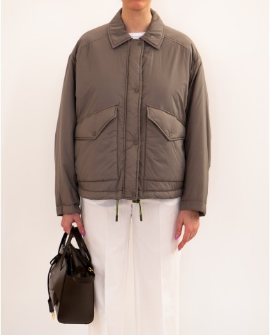 Herno - Piumino Corto Tortora Donna GI000398D 12456Z 260 P26