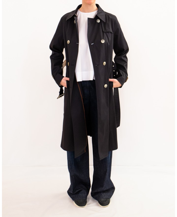 Herno - Trench Impermeabile Blu Donna IM000199D 13238 9200 P26