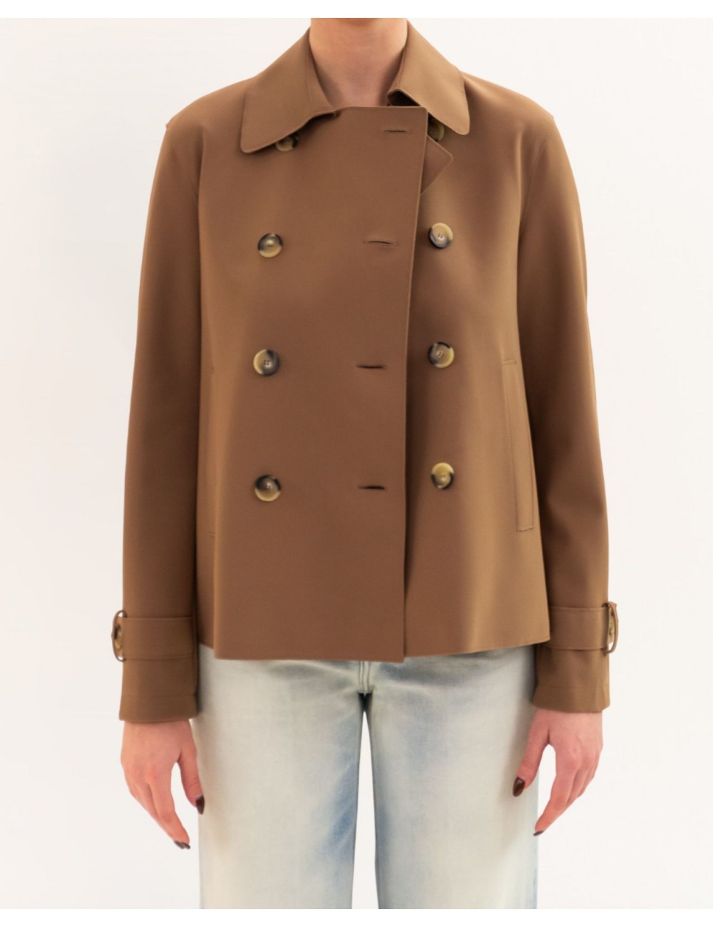 Harris Wharf - Trench Corto Scuba Tabacco Donna AG2489PJT 419 TOBACC P26