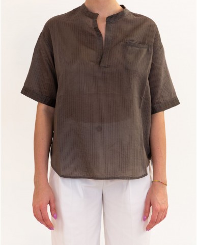 Roberto Collina - Camicia Serafino Moro Donna A53091 08 MORO P26