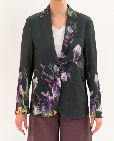 SissiottoStyle - Giacca Art a Porter Verde Donna GIACCA VAR 04 GREEN P26