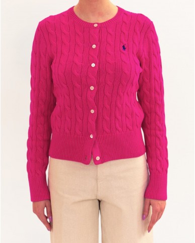 Polo Ralph Lauren - Cardigan Fuxia Donna 211971868509 P26