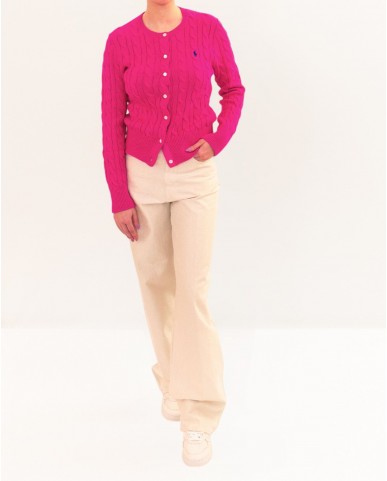 Polo Ralph Lauren - Cardigan Fuxia Donna 211971868509 P26