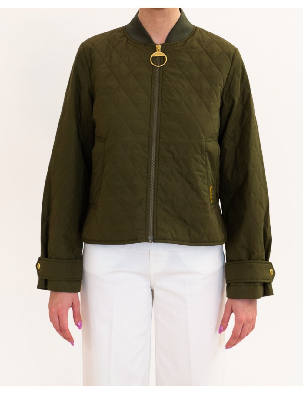 Barbour - Giubbotto Whillan Verde Donna LQU1895 GN93 P26