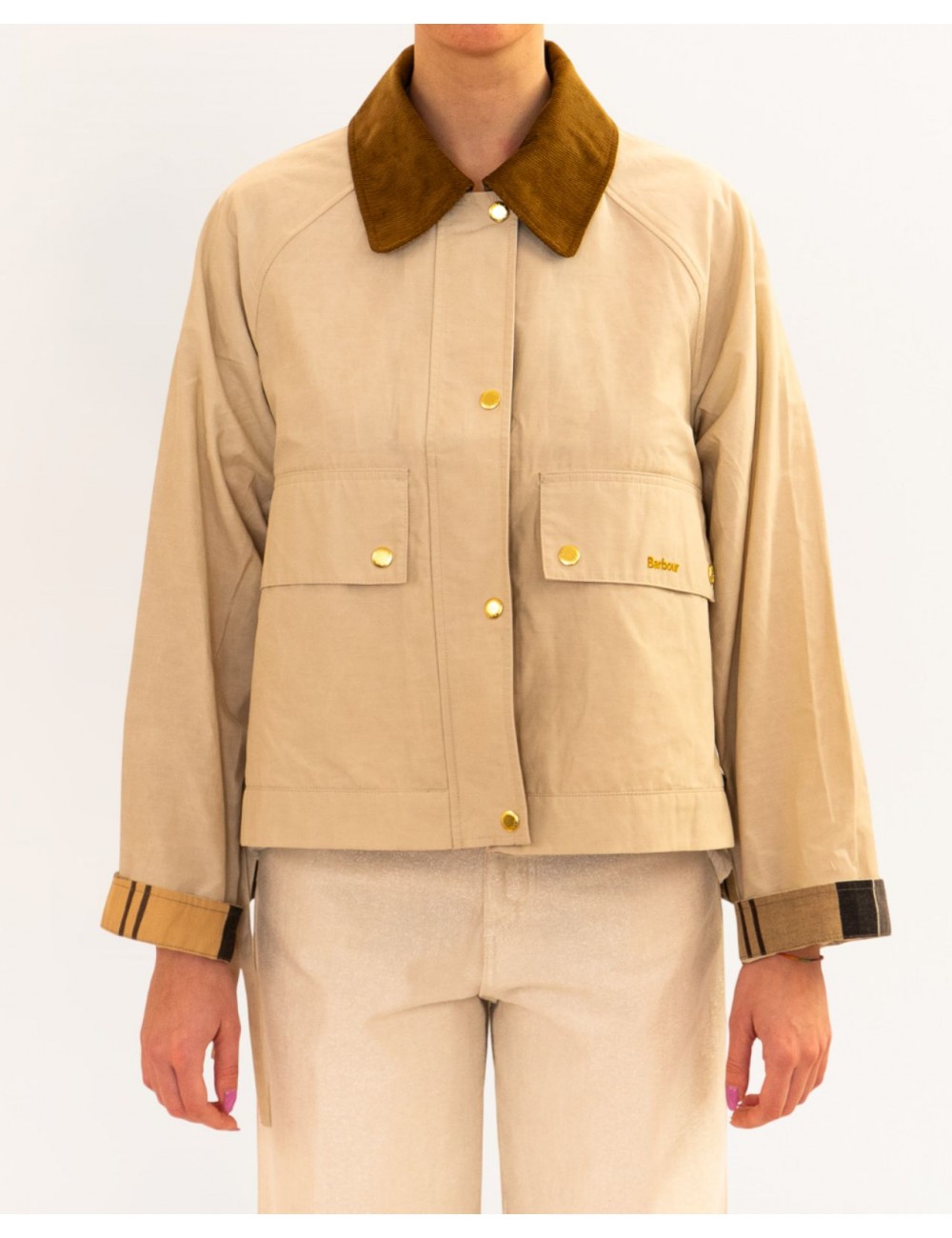 Barbour - Giubbotto Medland Beige Donna LSP0304 CR31 P26