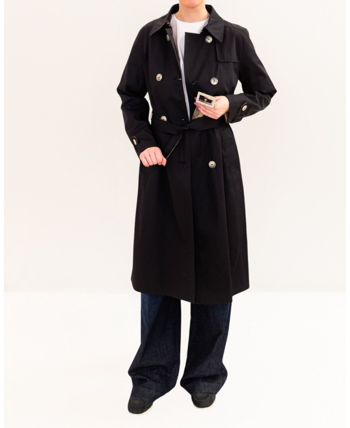 Herno - Trench Impermeabile Blu Donna IM000199D 13238 9200 P26
