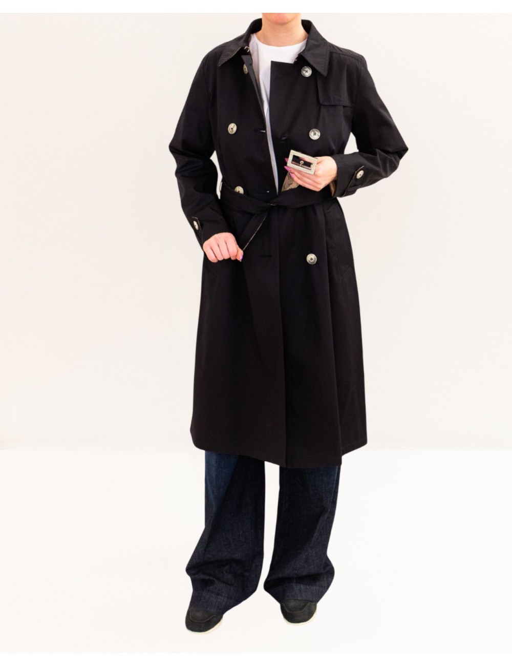 Herno - Trench Impermeabile Blu Donna IM000199D 13238 9200 P26