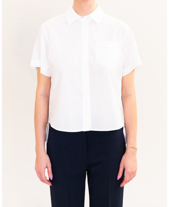 Meimeij - Camicia Spacco Bianca Donna M6PL00 791 OFF WHITE P26