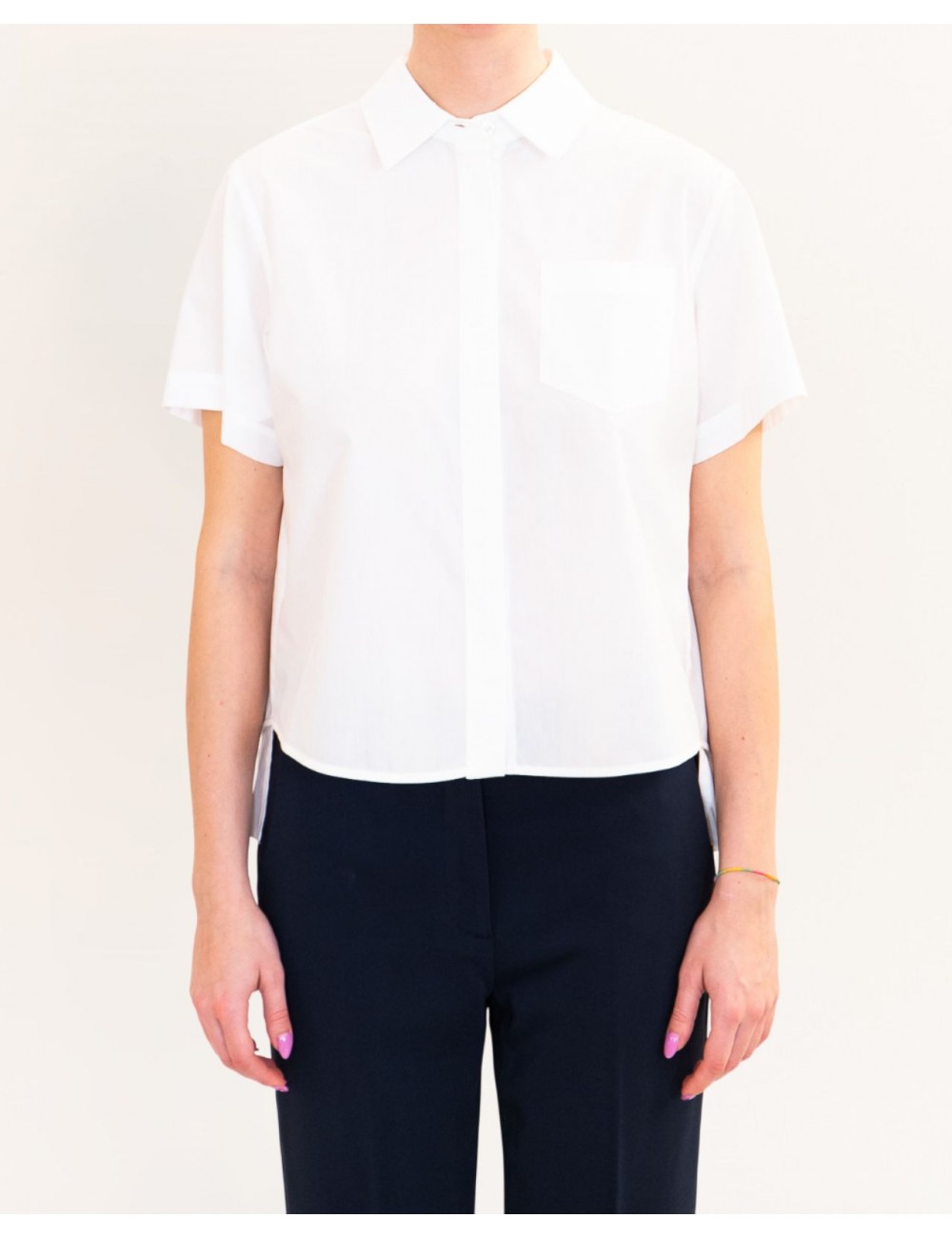 Meimeij - Camicia Spacco Bianca Donna M6PL00 791 OFF WHITE P26