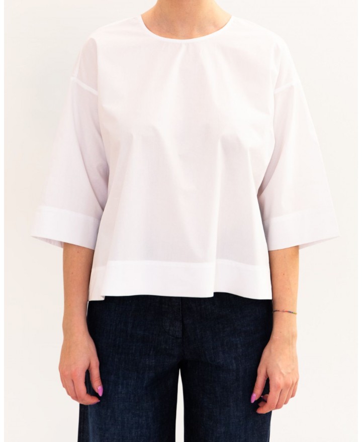 Roberto Collina - Camicia Bianca Donna A51045 01 BIANCO P26