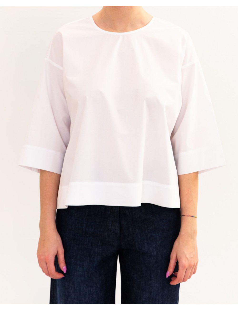 Roberto Collina - Camicia Bianca Donna A51045 01 BIANCO P26