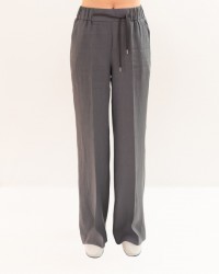 Peserico - Pantalone Lino Grigio Donna P04234 02647 189 P26