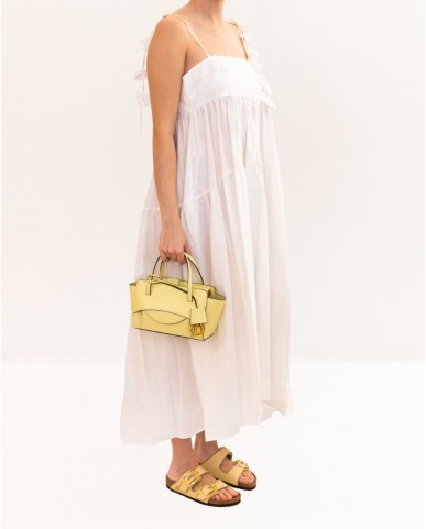 Meimeij - Abito Flower Bianco Donna M6EA26 791 OFF WHITE P26