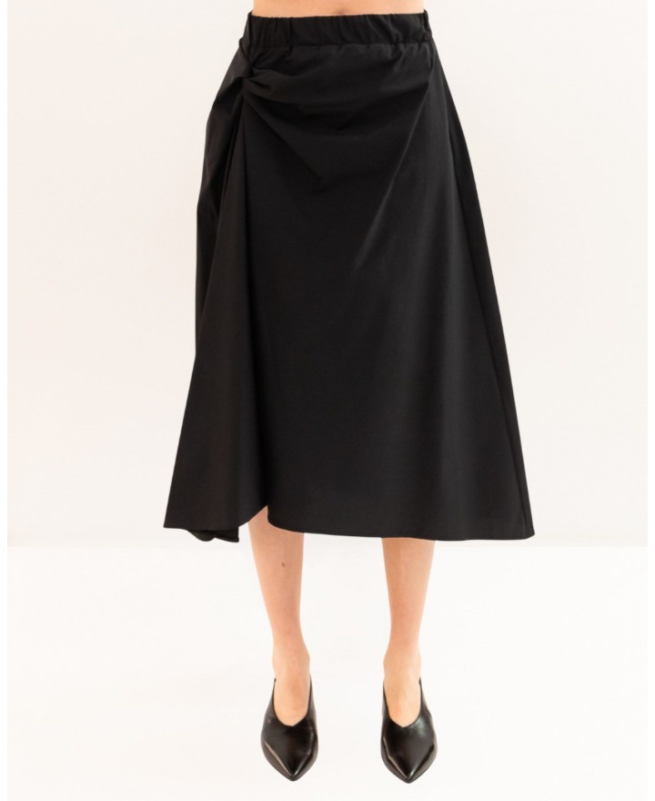 Meimeij - Gonna Midi Nera Donna M6EB07 100 NERO P26