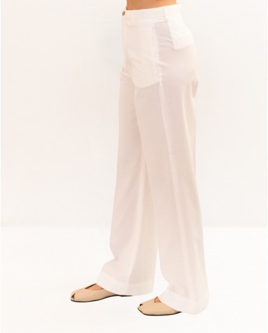 Briglia - Pantalone Lutetia Bianco Donna LUTETIAGW300051 150 P26