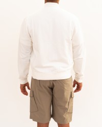 A Trip in a Bag - Felpa Bomber Zip Bianca Uomo2SW2601B25 IVORY P26