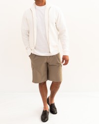 A Trip in a Bag - Felpa Bomber Zip Bianca Uomo2SW2601B25 IVORY P26