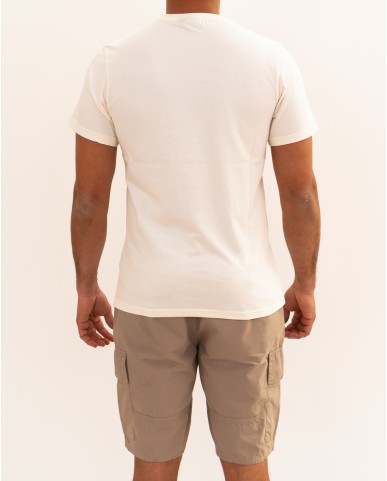 Barbour - T-shirt Girocollo Righe Bianca Uomo MTS1467 WH32 P26