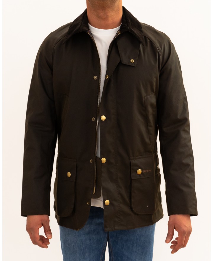 Barbour - Men's Olive Ashby Waxed Jacket MWX0339 OL71 P26