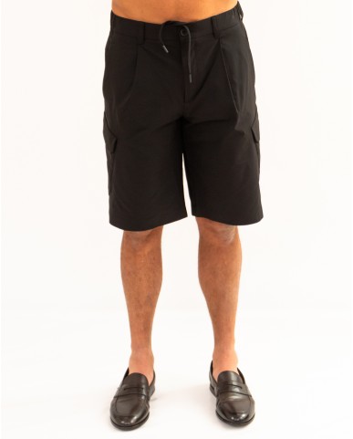 Herno - Bermuda Nero Uomo PT000182U 12503Z 930 P26