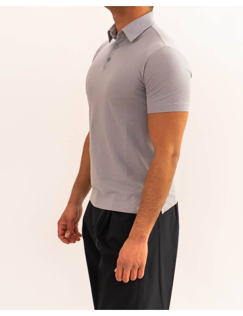 Zanone - Polo Ice Cotton Grigio Perla Uomo 815159 ZG380 Z1211 P26