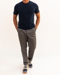 Zanone - Men's Medium Blue Ice Cotton T-Shirt 815214 ZG380 Z0178 P26