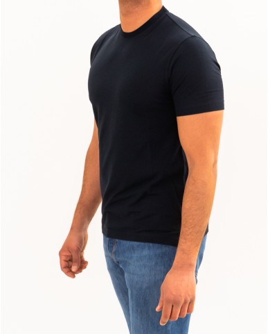 Zanone - Men's Blue Ice Cotton T-Shirt 815214 ZG380 Z0542 P26