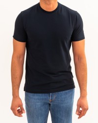 Zanone - Men's Blue Ice Cotton T-Shirt 815214 ZG380 Z0542 P26