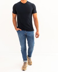 Zanone - Men's Blue Ice Cotton T-Shirt 815214 ZG380 Z0542 P26